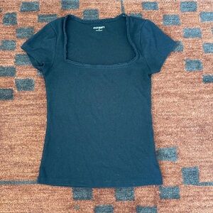 Old Navy Women's Short Sleeve Black Tee